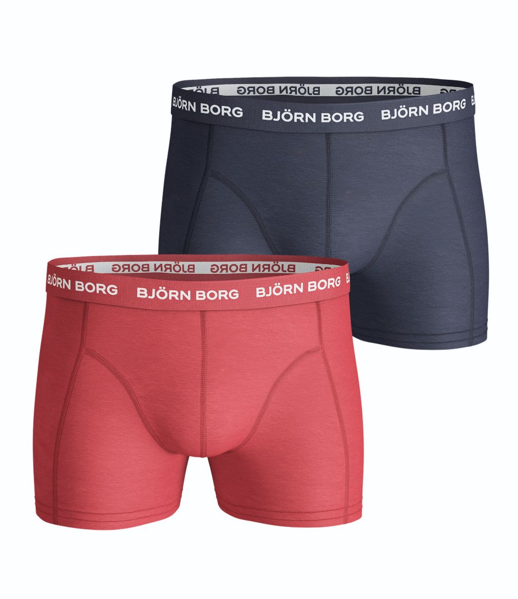 Bilde av Bjørn Borg 2 pk Shorts Essential Sammy Rød